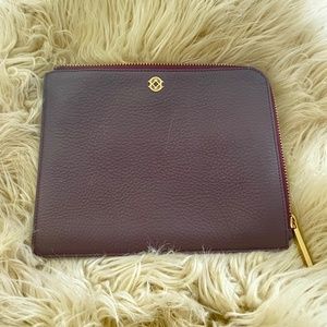 Dagne Dover Oxblood Organizer/Pouch Large